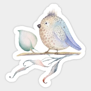 Cute Dotted Birdie Sticker